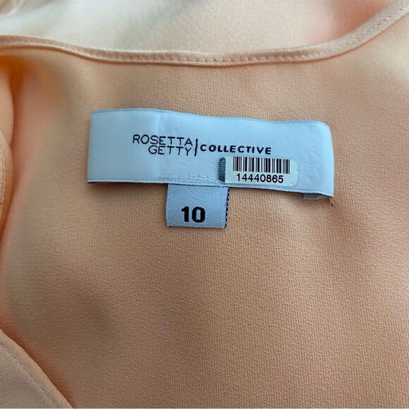 Rosetta Getty Collective Twist Back Shift Dress Size 10 - Picture 9 of 9